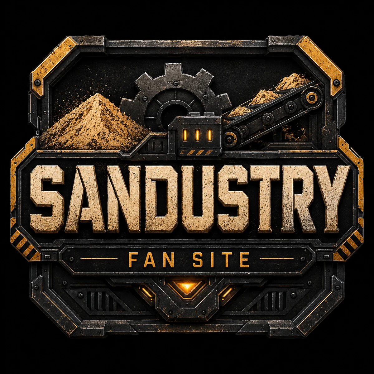 Sandustry Fan Site industrial logo